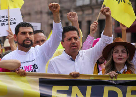 Marcha de golpeadores de la democracia, síntoma de desesperación presidencial