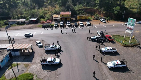 Guardia Civil monta operativo para desactivar vandalismo en Meseta Purépecha