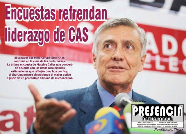 Les comparto la portada de la edición digital de esta semana