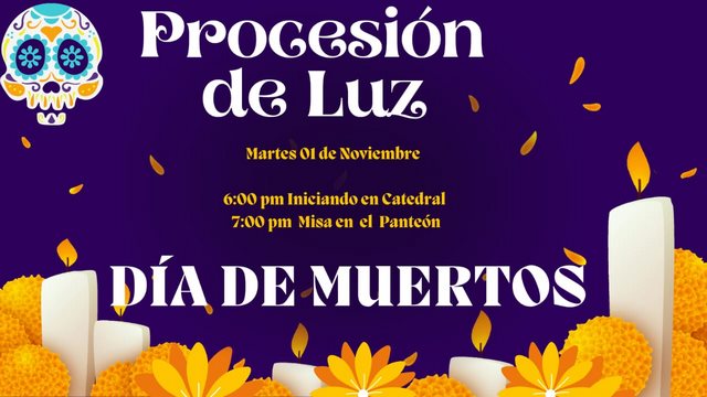Invitan a la procesión de luz