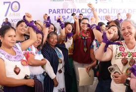 Desde Michoacán conmemoran 70 años del voto de la mujer en México