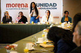 Con Claudia Sheinbaum, reivindicamos el papel de las mujeres: Giulianna Bugarini