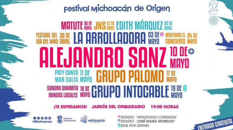 Esto es lo que tienes que saber para disfrutar del Festival Michoacán de Origen