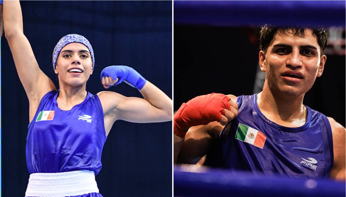 Valeria Amparan y Diego Flores aseguran medalla de bronce en Mundial de Boxeo Juvenil