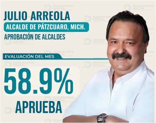 59% de la población de Pátzcuaro aprueba el trabajo de Julio Arreola