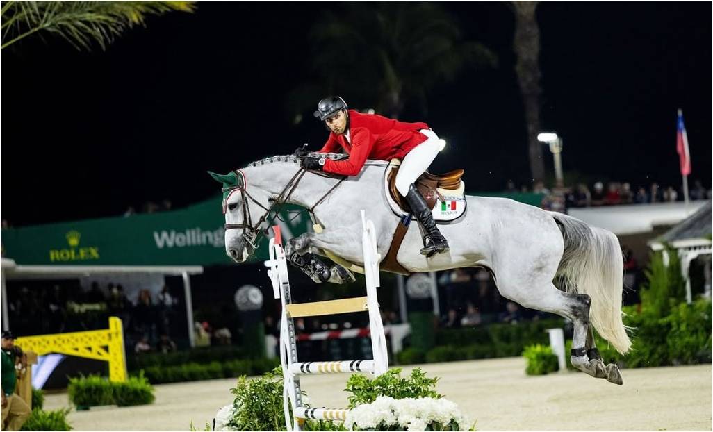 Arturo Parada, primer mexicano en conquistar el Gran Premio de la Copa de Naciones FEI en Wellington
