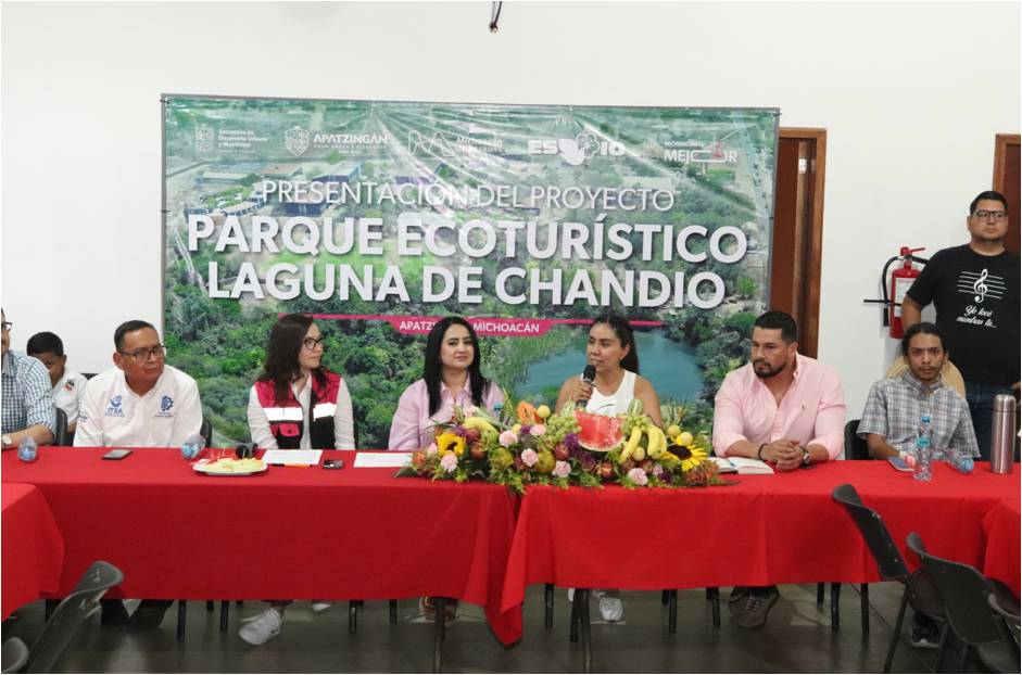 Presentan el proyecto del parque ecoturístico de Chandio en Apatzingan