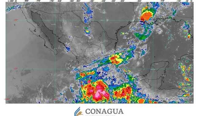 Debido al potencial ciclón tropical Cuatro-E, se prevén lluvias intensas en Michoacán, Guerrero y Oaxaca