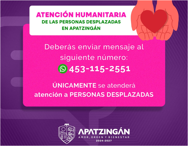 Presidenta de Apatzingán Fanny Arreola habilita número de WhatsApp para atención humanitaria urgente