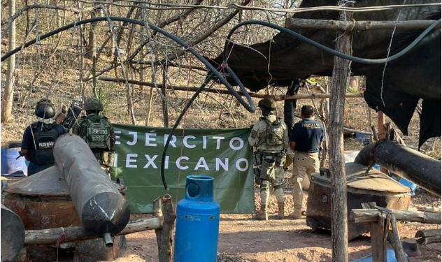 Defensa localiza y desmantela laboratorio clandestino en Turicato: SSP