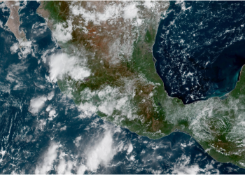Miércoles, con lluvias fuertes y granizadas debido a la interacción de una onda tropical y vaguadas.