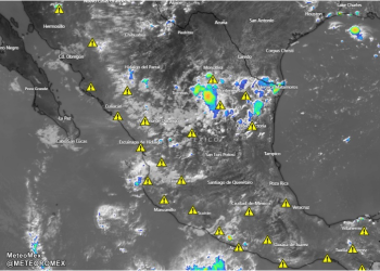 El desarrollo de núcleos de tormenta iniciará en las próximas horas y el reciente análisis determina que las lluvias se concentrarán en el noreste, occidente y sur del país.