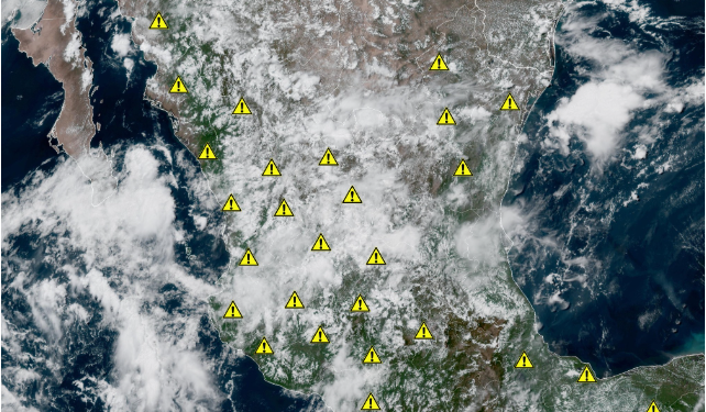 ALERTA: Nuevamente se registrarán lluvias fuertes a intensas durante la tarde y noche, con probabilidad de inundaciones repentinas.
