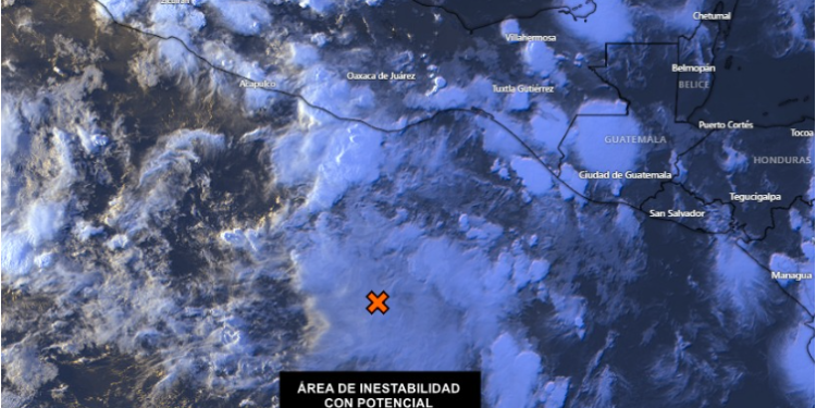 VIGILANCIA: Área con potencial ciclónico presenta alta probabilidad de convertirse en ciclón tropical en los próximos días.