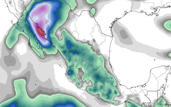 Viernes, con lluvias fuertes a intensas debido a los remanentes Lorena e inestabilidad en altura.