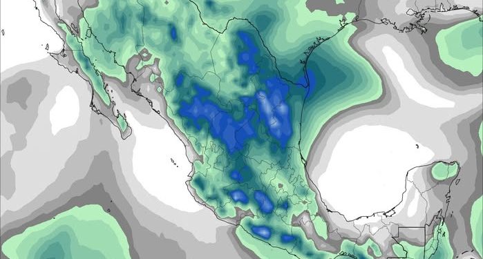 Sábado, con lluvias muy fuertes debido a la aproximación de un sistema frontal e inestabilidad en altura.