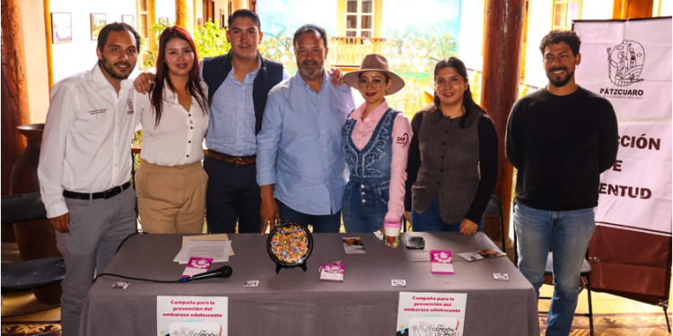 Julio Arreola anuncia campaña para prevenir el embarazo adolescente en Pátzcuaro