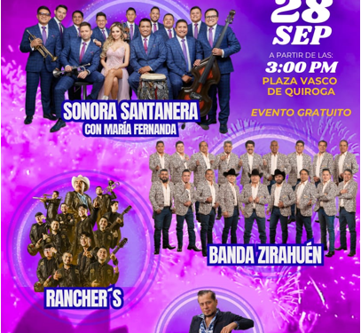 Pátzcuaro Celebrará su 491 Aniversario con Gran Cartel Musical