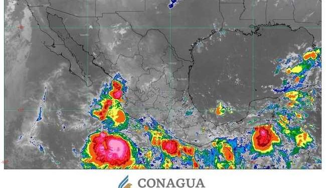 Narda ocasionará lluvias muy fuertes, rachas de viento fuertes y oleaje elevado en Jalisco, Colima y Michoacán