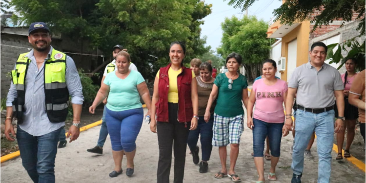 Fanny Arreola transforma la colonia Satélite con nueva infraestructura vial.