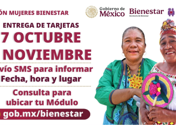 Del 7 de octubre al 7 de noviembre se entregarán tarjetas de la Pensión Mujeres Bienestar a casi 2 millones de mujeres: secretaria Ariadna Montiel Reyes