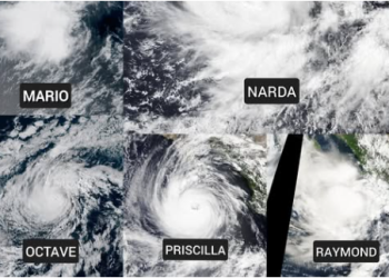 En las últimas semanas, el Pacífico se ha mantenido muy activo con la formación de varios ciclones tropicales. Pero, ¿este comportamiento es normal?