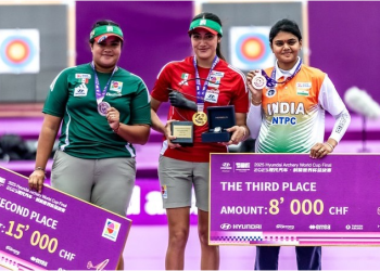 Hacen historia Mariana Bernal y Maya Becerra en la Final de Copa del Mundo de Tiro con Arco 2025