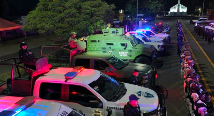 SSP intensifica acciones de la Operación Apatzingán para asegurar orden público