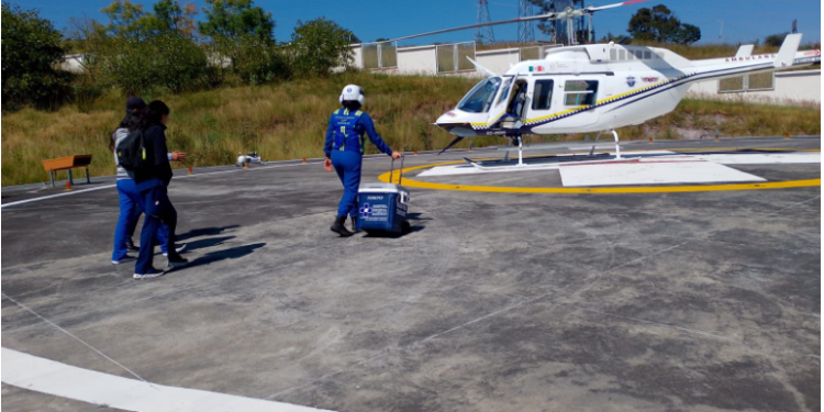 SSP realiza traslado de órgano con fines de transplante a la CDMX