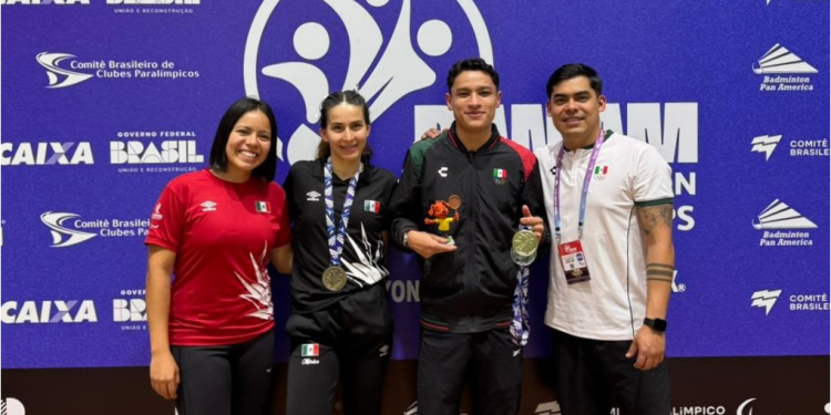 Para bádminton cosecha tres medallas en Pan Am Sao Paulo 2025, en Brasil