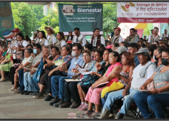En Veracruz, Puebla, Querétaro y SLP inicia entrega del primer apoyo a personas afectadas por las lluvias: Ariadna Montiel