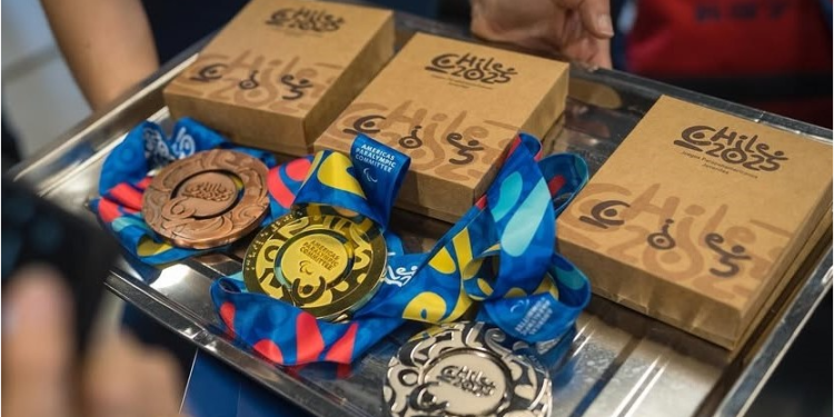 Medallas de los Juegos Parapanamericanos Juveniles honran el deporte fuerte e inclusivo