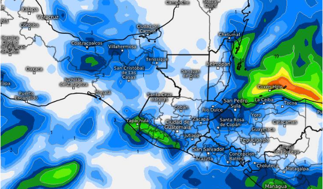 Viernes, con potencial de registrarse lluvias debido a la aproximación de un sistema frontal.