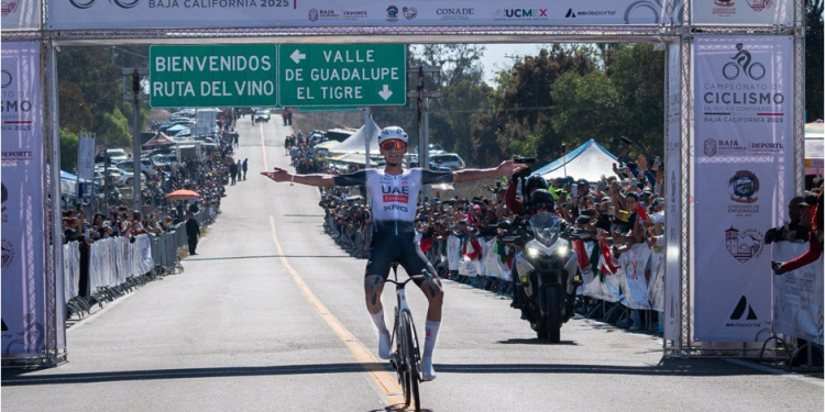 Isaac Del Toro logra su segundo título en el Campeonato Nacional de Ciclismo 2025