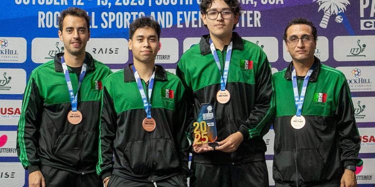 México cierra Panamericano de Tenis de Mesa con cuatro medallas y dos pases al Mundial de 2026