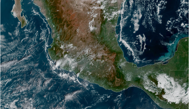 Sábado, con tiempo estable y caluroso previo al ingreso de un nuevo frente frío en México.