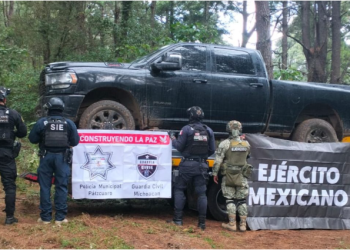 SSP y Defensa desactivan 11 explosivos y aseguran campamento ilícito en Salvador Escalante