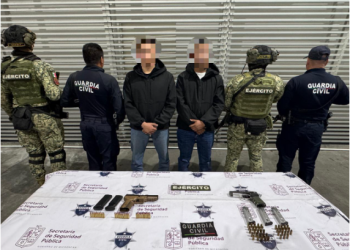 Detenidos en Zinapécuaro 2 hombres de Jalisco con armas, cartuchos y vehículos: SSP