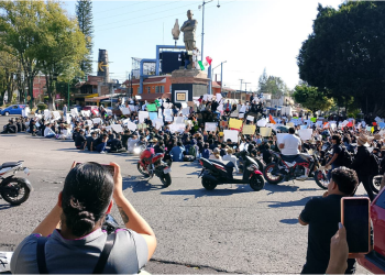 Concluyen sin incidentes manifestaciones en Uruapan; Gobierno de Michoacán reafirma respeto a la libre expresión