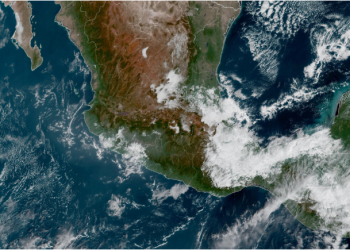 Lunes, continuando las lluvias y aire polar sobre el territorio mexicano.