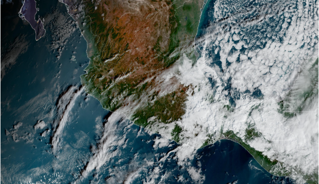 Martes, disminuyendo los efectos del Frente Frío 13 y su masa de aire ártica en México.