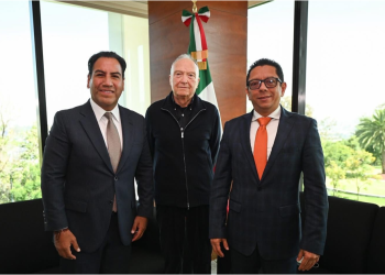 Se reúne Eduardo Ramírez con el fiscal general de la República, Alejandro Gertz Manero