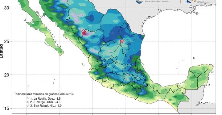 ¡El frío dominó con intensidad esta noche en gran parte de México!