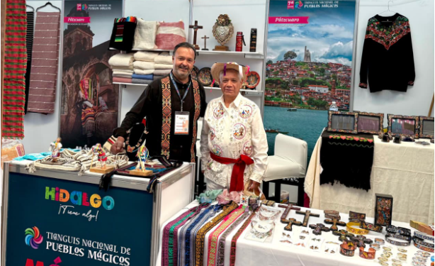 Julio Arreola impulsa a Pátzcuaro en el Tianguis de Pueblos Mágicos 2025