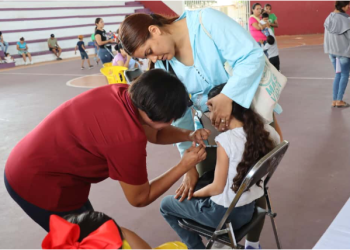 Apatzingán agradece la participación en el Macro Módulo de Vacunación.