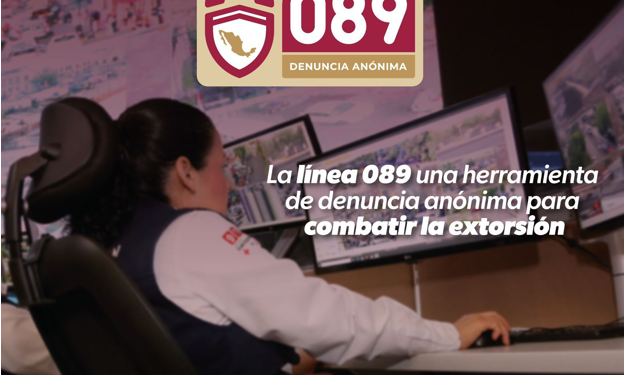 Línea 089, una herramienta de denuncia anónima para combatir la extorsión: SSP