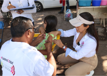 Continúa la jornada preventiva contra el sarampión en Apatzingán