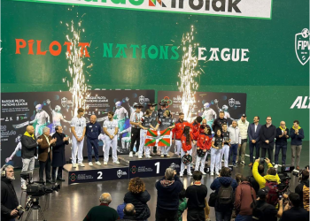 Pelotaris mexicanos con cuatro bronces en Liga de Naciones en España