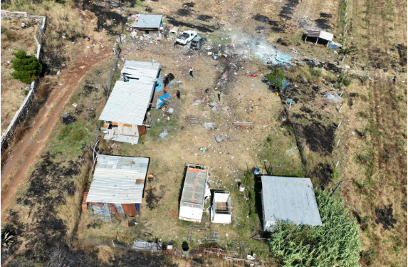 Tras explosión en Morelia, SSP destruye 8 kilos de pólvora pirotécnica en Morelia