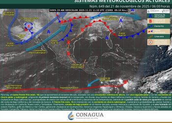 La primera tormenta invernal de la temporada 2025-2026 ocasionará  condiciones meteorológicas adversas en el noroeste de México